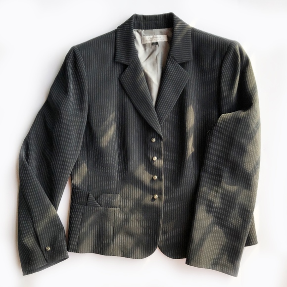 Tahari Jackets & Blazers - Tahari Arthur Black Blazer Jacket Size 14